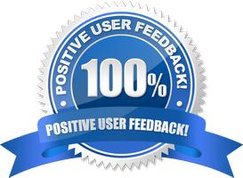 100% Users Feedback rate