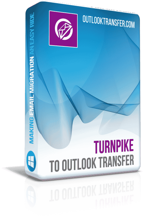 Turnpike a transferência do Outlook