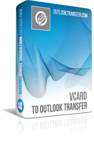 Vcard to Outlook Transfer boxshot image