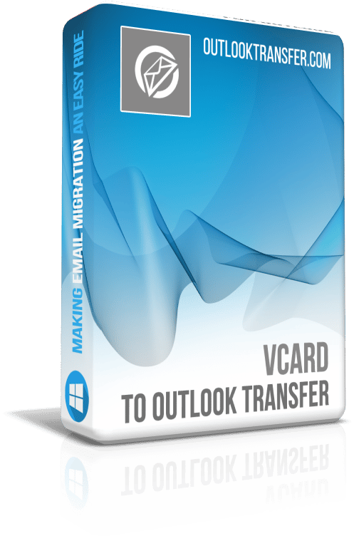 Vcard to Outlook Transfer boxshot image