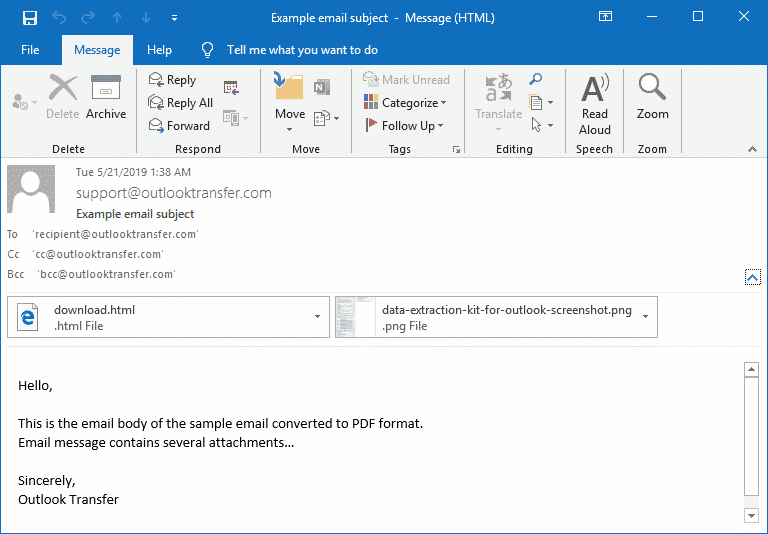 Source e-mail