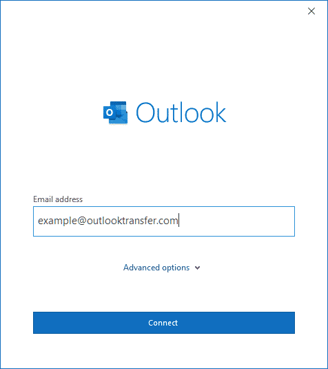 Outlook 2019 new account