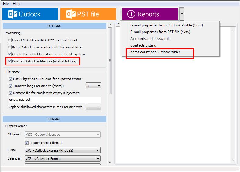 New functionality and improvements of forensic reports