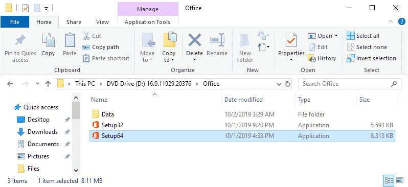 Setup-Dateien für 32 und 64 Bit-Outlook