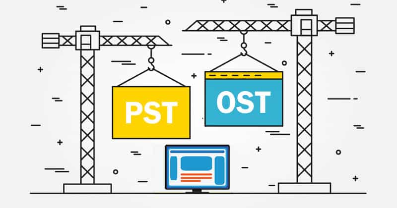 El movimiento de datos OST a otro ordenador a través de archivos PST