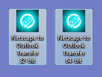 Netscape met Outlook Transfer-sneltoetsen