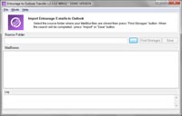 Entourage to Outlook Transfer - select the source folder