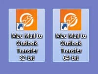 Mac Mail a Outlook trasferimento le icone del desktop