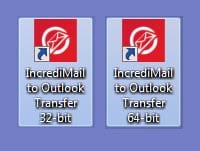 正しい IncrediMail の転送版を実行します。