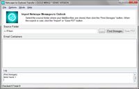 Netscape a Outlook transferencia