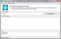 Netscape Outlook Transfer