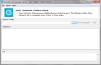 Thunderbird Outlook Transfer