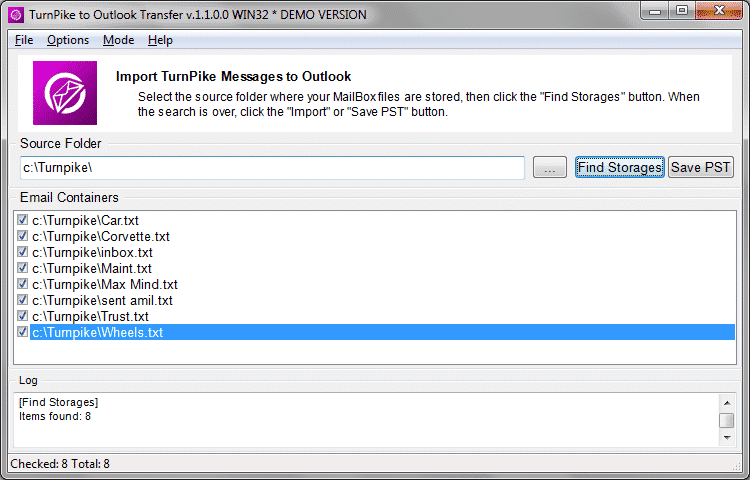 Paralı yol Outlook aktarmak için