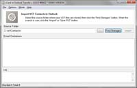vCard to Outlook Transfer