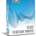 vCard a Outlook caja convertidora de