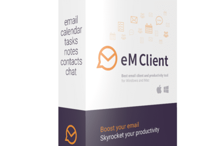 eM Client software box
