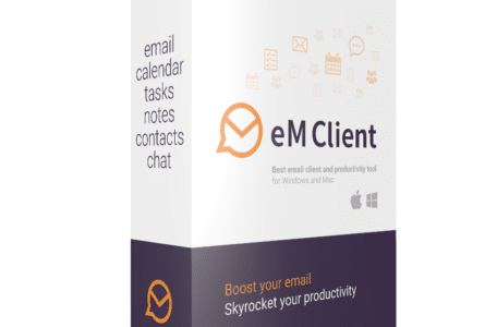 مربع برنامج eM Client