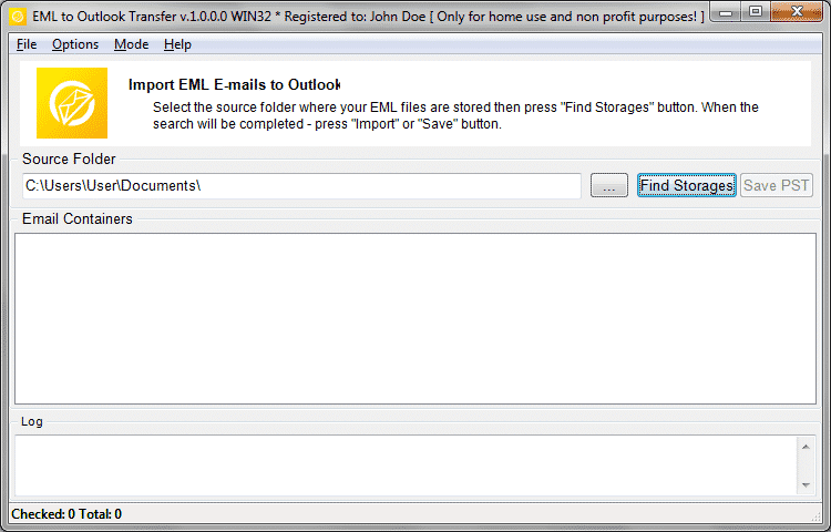 EML Outlook Transfer