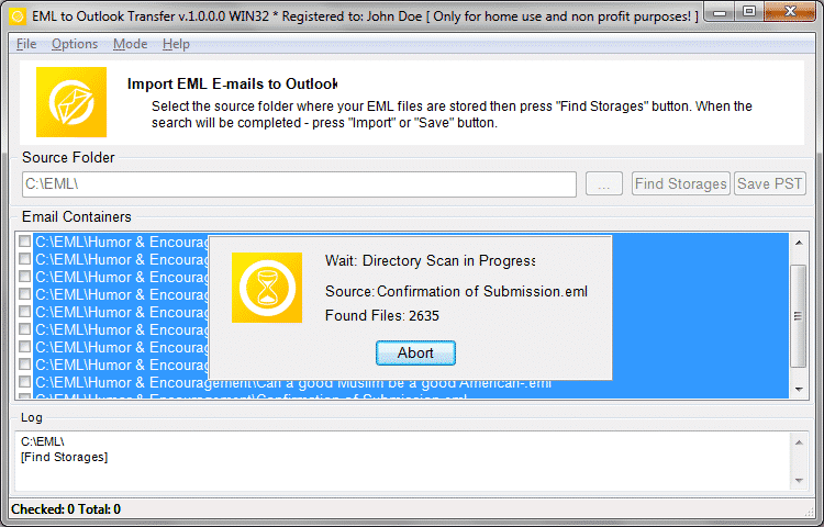 EML Outlook Transfer