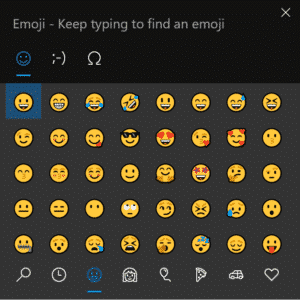 Clavier émoji