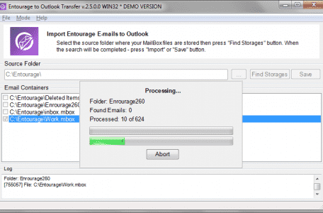 Entourage to Outlook Transfer