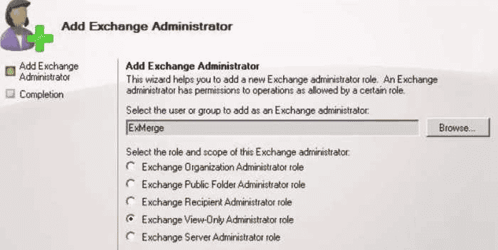 Exchangen hallinto