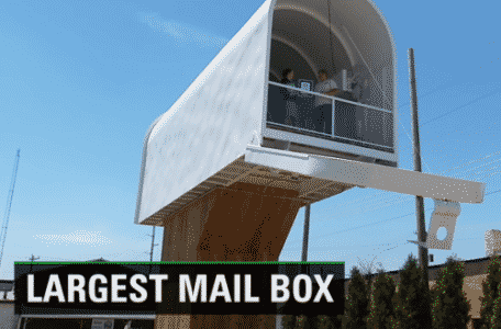 Enorme caixa de correio