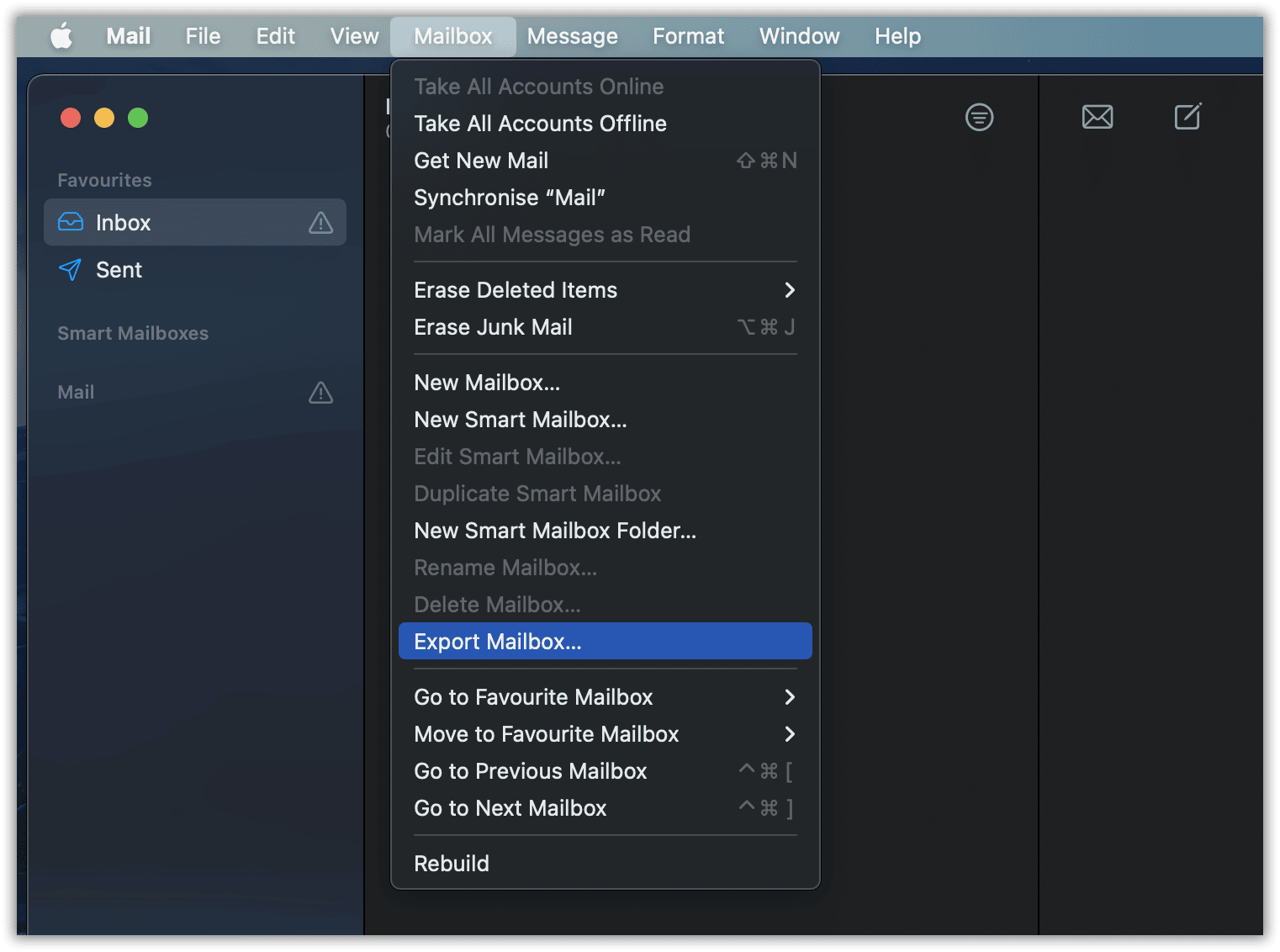 Mac Mail Mailbox Export