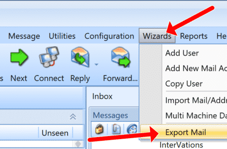 MailCOPA Wizards Export Mail