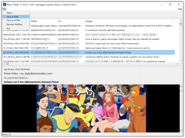 Öffnen Sie MBOX kostenlos mit Mbox Viewer