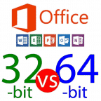 32 bitti VS 64 bit Office