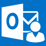 Контакты Outlook Иконка