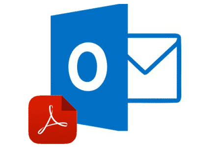 Outlook لتحويل PDF