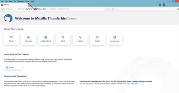 thunderbird tools